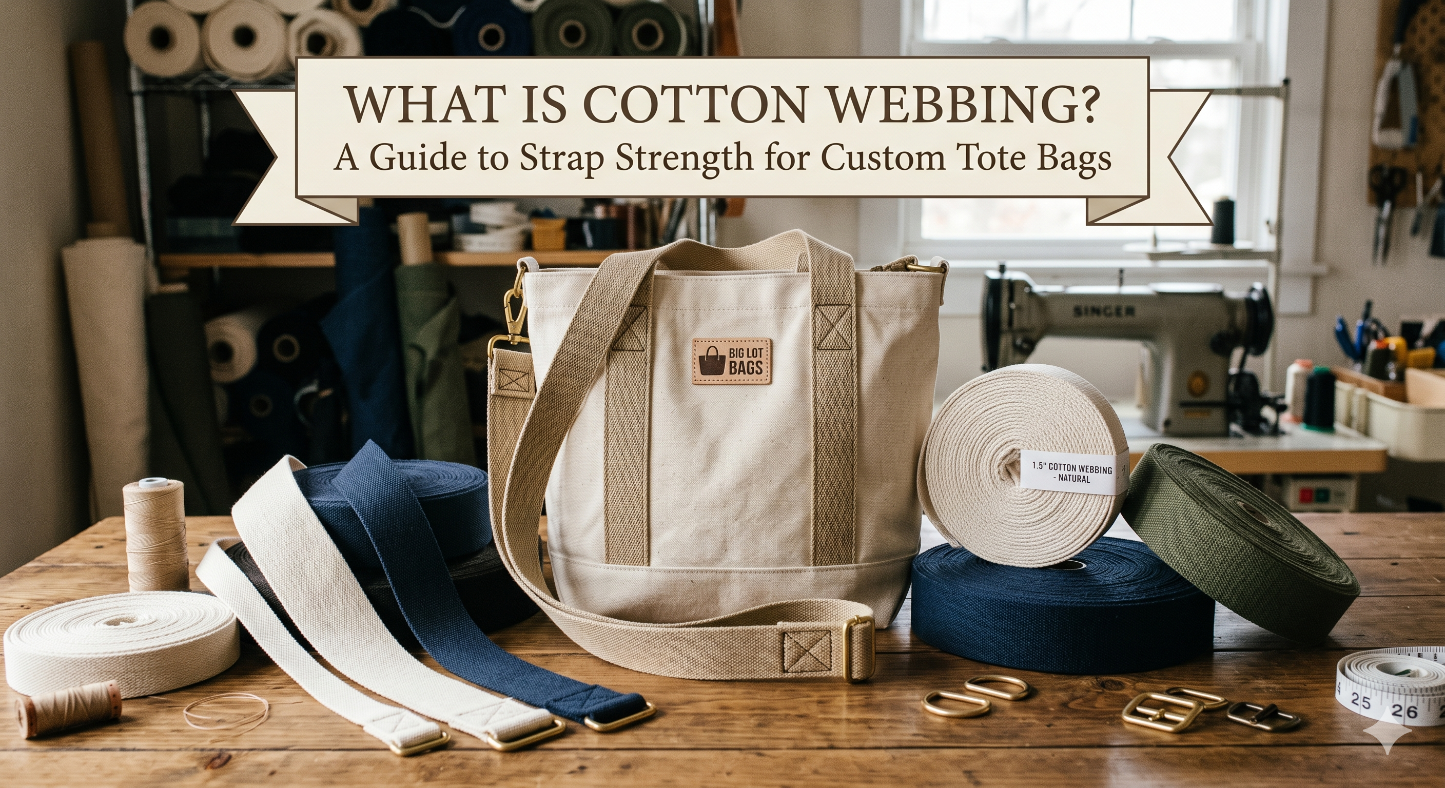 Tote Bags Cotton Webbing Straps For Bags Striped Recycled Nylon/Polypropylene/Monofilament Bag With Cotton Webbing  Straps At ₹ 1295/unit Nylon Bags In New Delhi ID: 24530704288