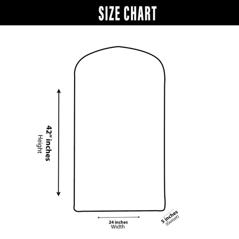 42 Inches Muslin Garment Bag - 100% Cotton - Wedding Dress Bag - Coat Bag