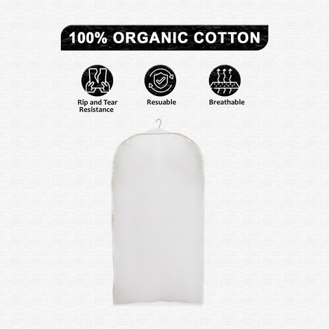 42 Inches Cotton Garment Bag - Cotton Cloth Storage Bag