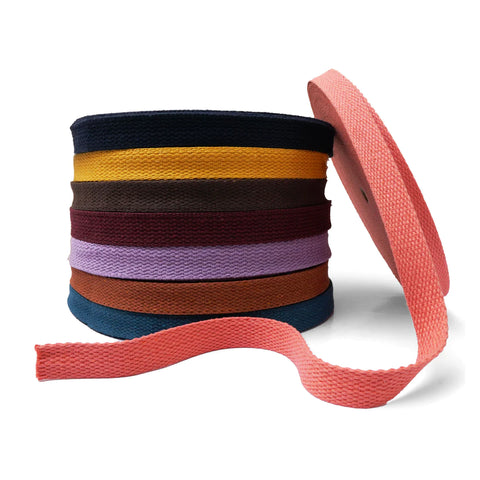 Colored 100 Feet Webbing UltraStrength 1-Inch Cotton Webbing: Heavy Duty Straps