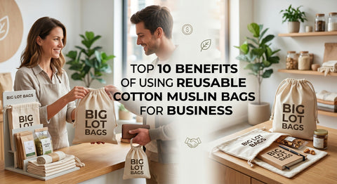 Top 10 Benefits of Using Reusable Cotton Muslin Bags for Business
