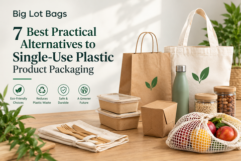 7 Best Practical Alternatives to Single-Use Plastic Product Packaging