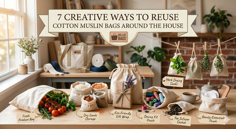 7 Creative Ways to Reuse Cotton Muslin Bags Around the House
