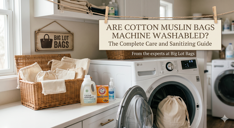 Are Cotton Muslin Bags Machine Washable? The Complete Care and Sanitizing Guide