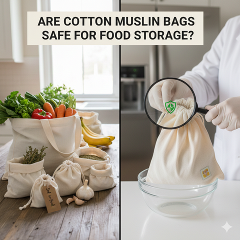 Are Cotton Muslin Bags Safe for Food Storage? 