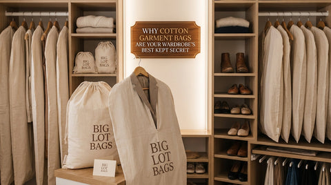 Why Cotton Garment Bags Are Your Wardrobe's Best Kept Secret
