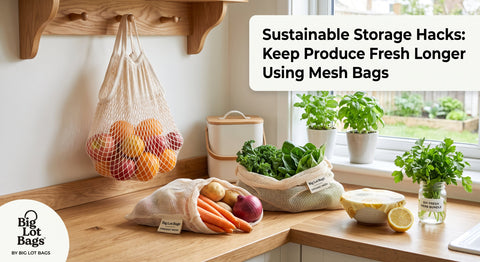 Sustainable Storage Hacks: Keep Produce Fresh Longer Using Mesh Bags