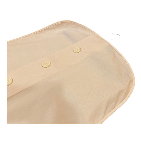 38 Inches Muslin Garment Bag - 100% Organic Cotton - Wedding Dress Bag - Coat Bag