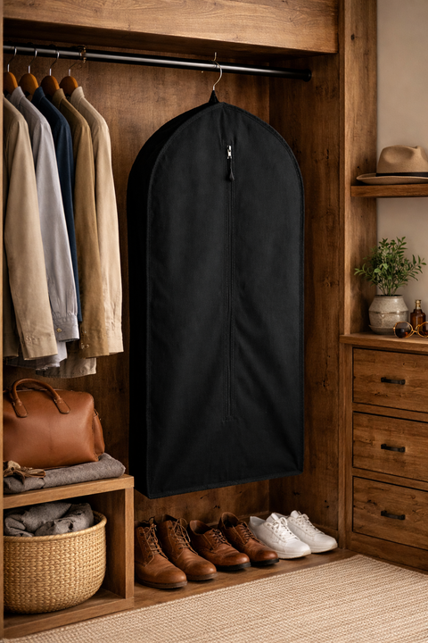cotton wedding dress garment bag Cotton Wedding Dress Bag: Breathable Garment Storage (70"x24"x6.5")