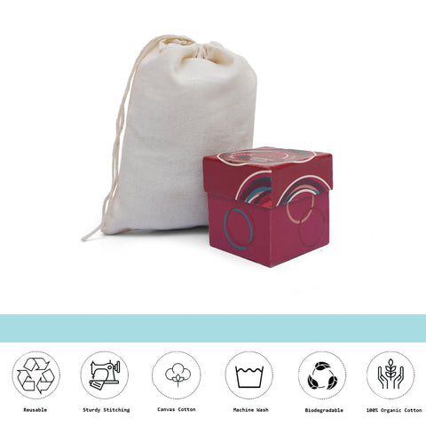 100% Cotton Single Drawstring Premium Quality Muslin Bags