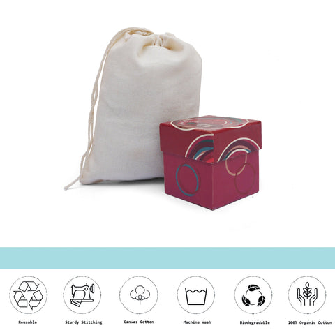 12 x 18 Inches 100% Cotton Single Drawstring Premium Quality Muslin Bags